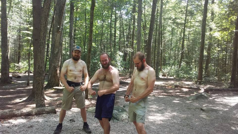 276 whitest man on trail contest, preparing for hike naked day